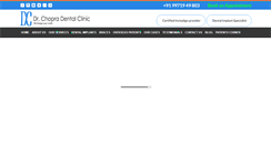 Desktop Screenshot of drchopradentalclinic.com